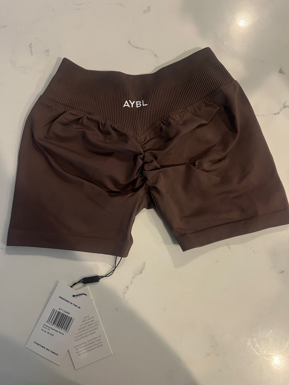 AYBL - Enhance Seamless Shorts | 4.5” - Brown - XS
